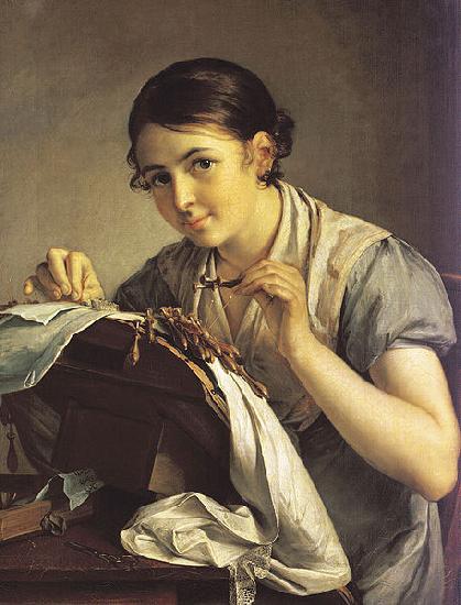 Vasily Tropinin The Lace Maker, France oil painting art